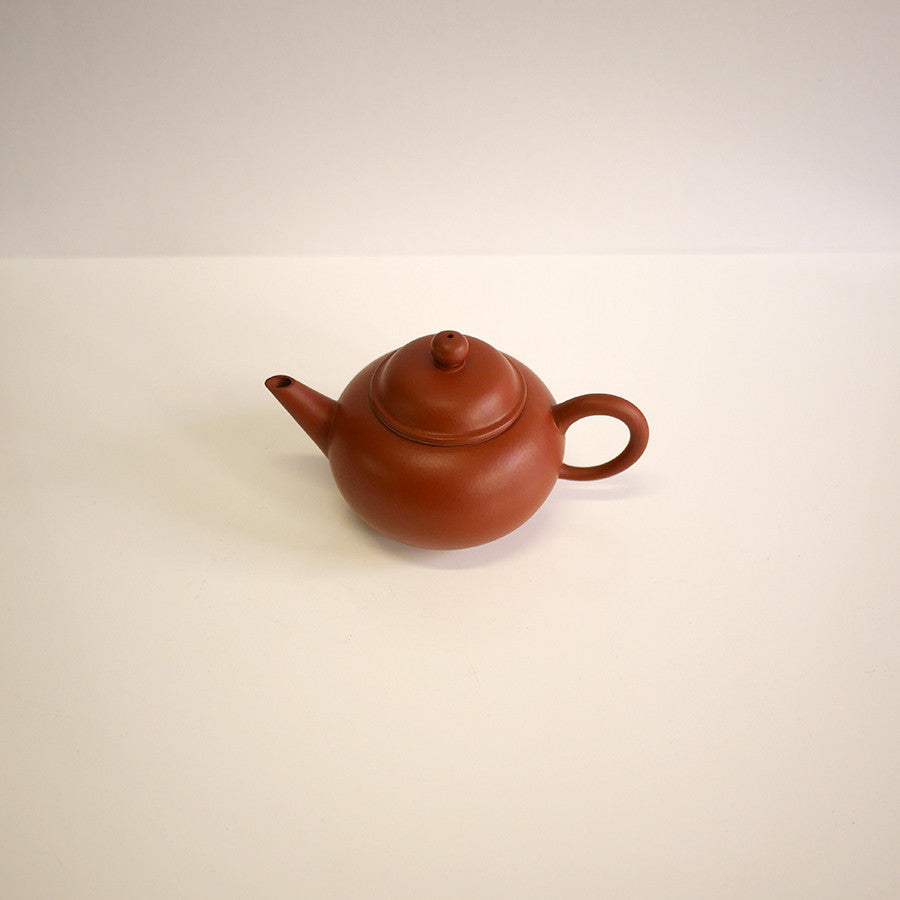 Handmade Red Clay Teapot Round Large
