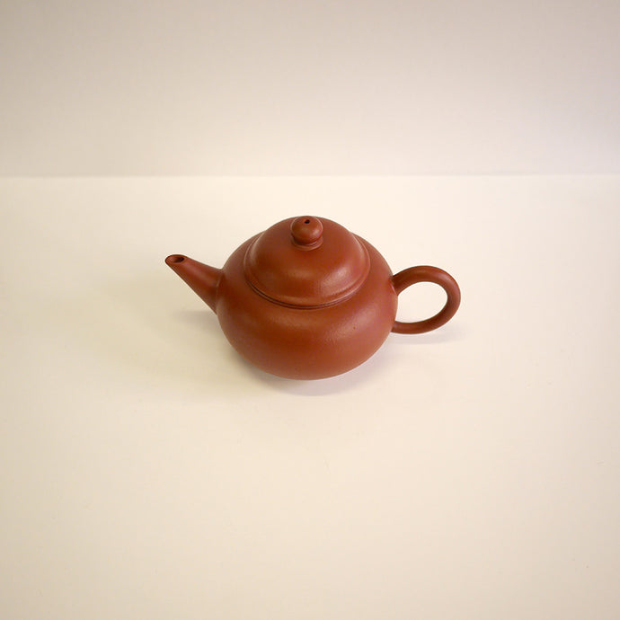 Handmade Red Clay Teapot Oval Extra Large