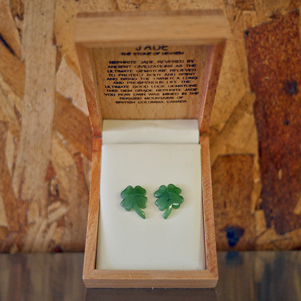 Earring, Shamrock Stud